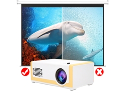 Proyector portátil con altavoces Hi-Fi y reproductor multimedia doméstico