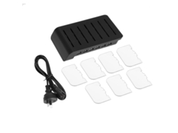 Base De Carga Usb (salida De 6 Puertos, Carga Rápida De 50w)
