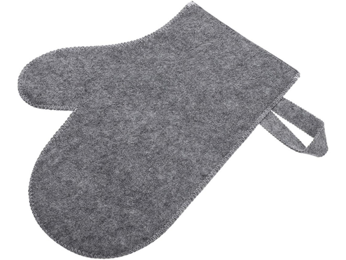 Guante De Sauna De Fieltro, Al Calor, Con Aislamiento Térmico Y Presilla Para Colgar, Transpirable, Absorbente, Unisex,