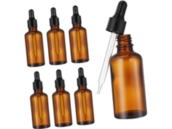 12 Pièces Bouteilles Verre Para Huiles Esencialles Lot De Flacons Vides Con Pipette Design Rétr...
