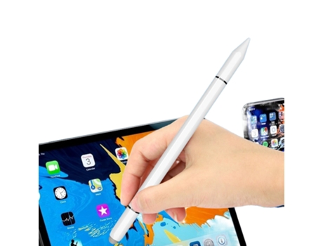 Lápiz capacitivo magnético 3 en 1 compatible con Apple/Huawei/Xiaomi/Samsung Blanco