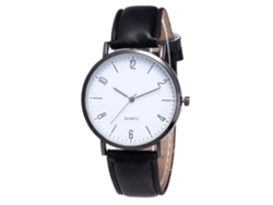 Reloj De Pulsera De Cuarzo Unisex Zhoulianfa, Estilo Casual Y Moderno, Color Negro.
