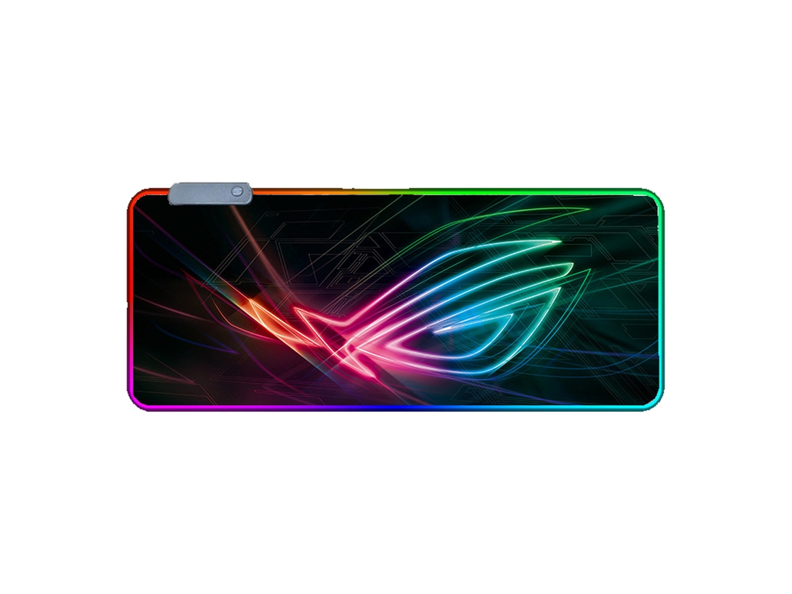 Alfombrilla De Ratón Rgb Con 13 Modos De Iluminación Y Diseño Brillante, Base De Goma Antideslizante, Alfombrilla De Escritorio Grande, Superficie Imp