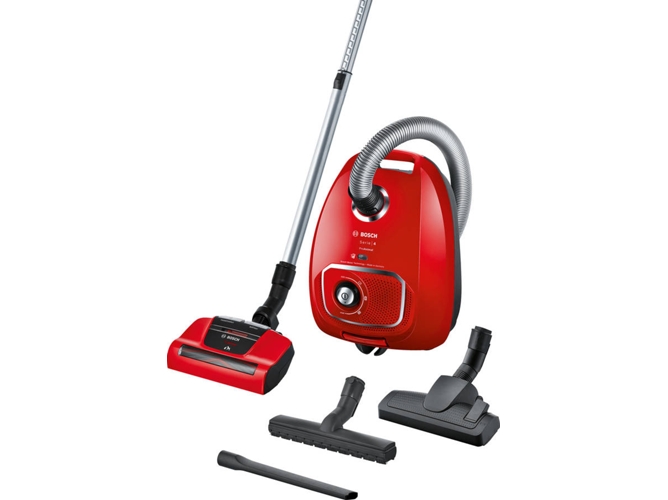 Aspirador com Saco BOSCH BGLS4PET2 Série 4 ProAnimal (75 dB - bolsa de polvo 4 L)