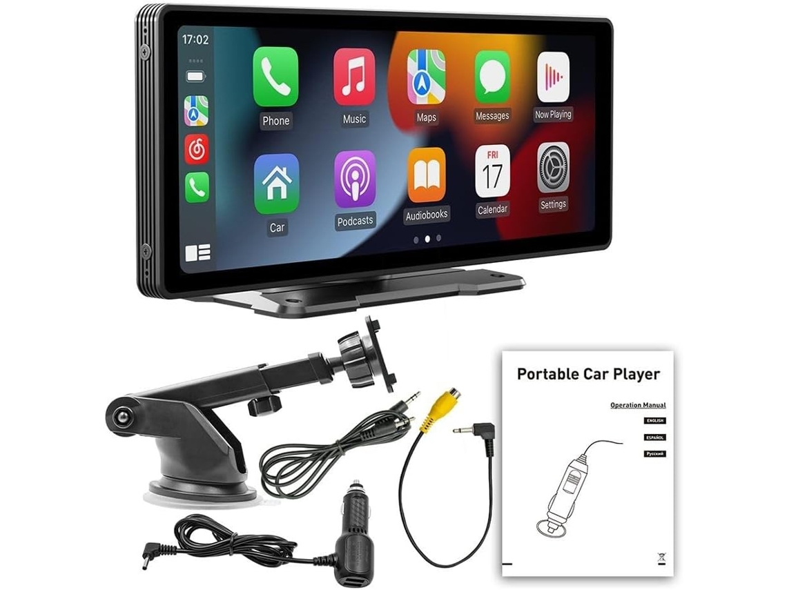 Reproductor De Vídeo Para Autorradio De 10 A 26 Pulgadas Con Radio Multimedia Con Cable, Pantalla Hd Ips, Instalación En El Salpicadero.