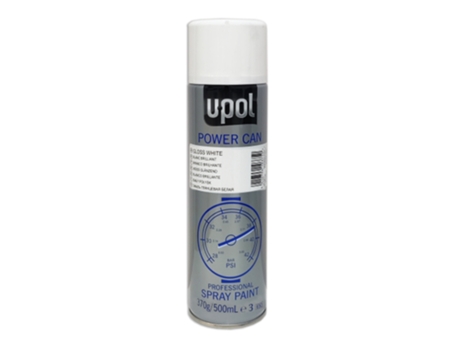 Aerosol U-POL U-Pol Power Can Pcgw Blanco Brillante 9010 (500 ml)