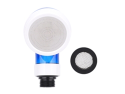 Cabezal de ducha económico presurizado pequeño, accesorio de baño azul