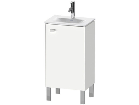 Mueble de lavabo DURAVIT Brioso vertical 44,0 x 31,0 cm 1 puerta abatible a la derecha 1 estante de cristal para lavabo Viu 073345
