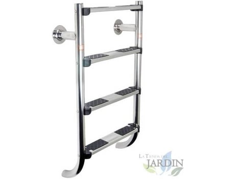 Parte Inferior Escalera Partida ''Luxe'' Para Piscina SUINGA (4 Peldaños)