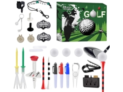 Calendario De Adviento De Golf, 24 Días De Navidad Con Pelotas Y Tees De Golf