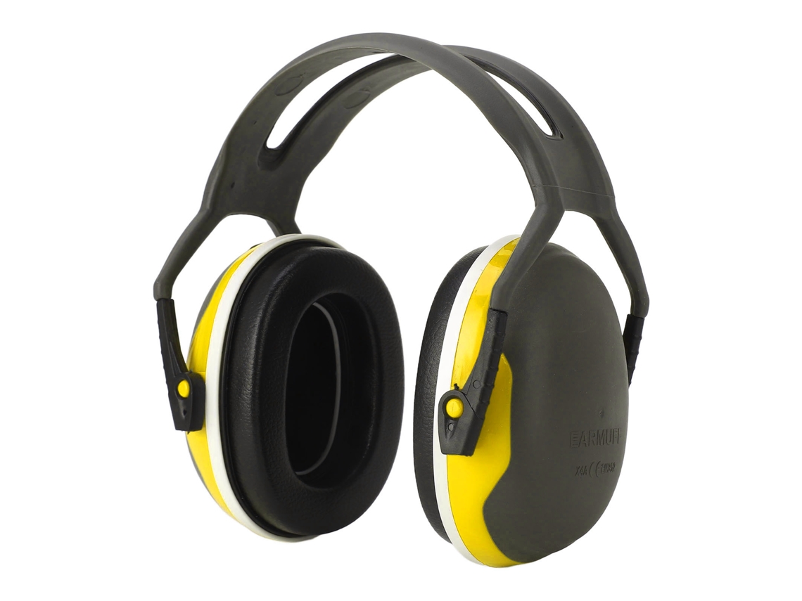 Protector Auricular Reductor De Ruido Plegable Amarillo Para Dormir Y Trabajo