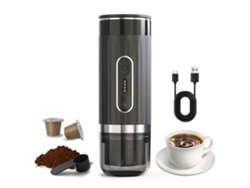 Cafetera espresso eléctrica portátil 3 en 1, 15-20 bares, con un solo clic, para preparar café frío, caliente y caliente.