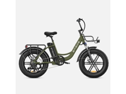 Bicicleta eléctrica verde Engwe L20 48v13ah 250w