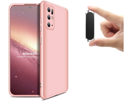 Carcasa y Soporte Samsung S20 Plus Slim armor 360º Rosa