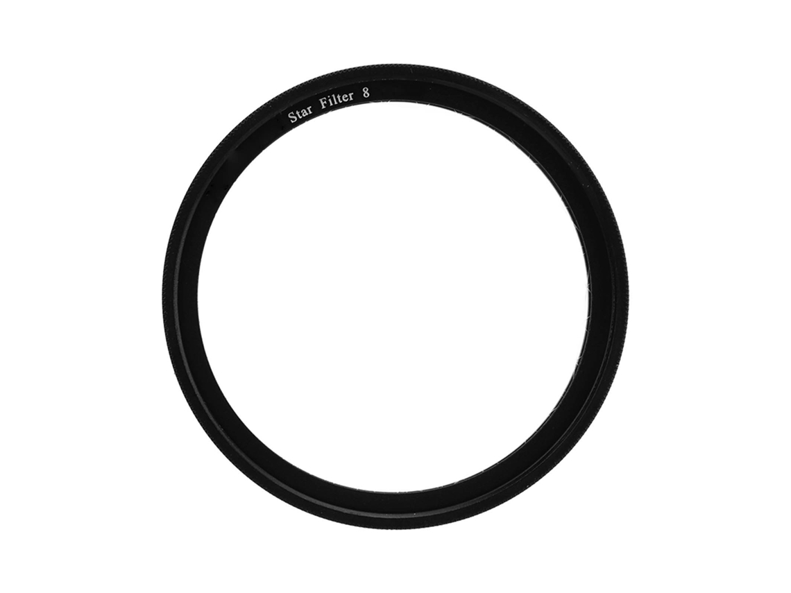 Filtro de luz estelar ajustable de 8 líneas con efecto de destello estelar para cámara con cubierta