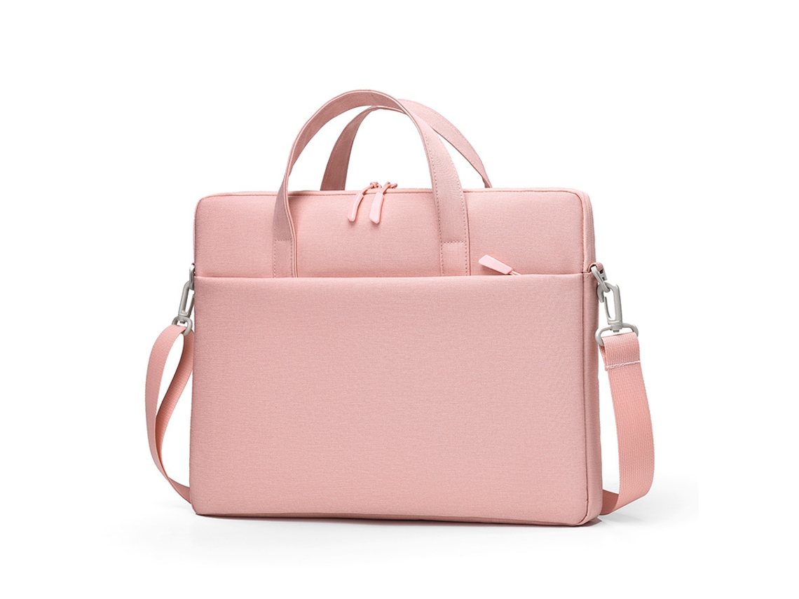 Bolso de hombro Yuysan para portátil Huawei de 15,6 pulgadas, resistente a golpes, color rosa