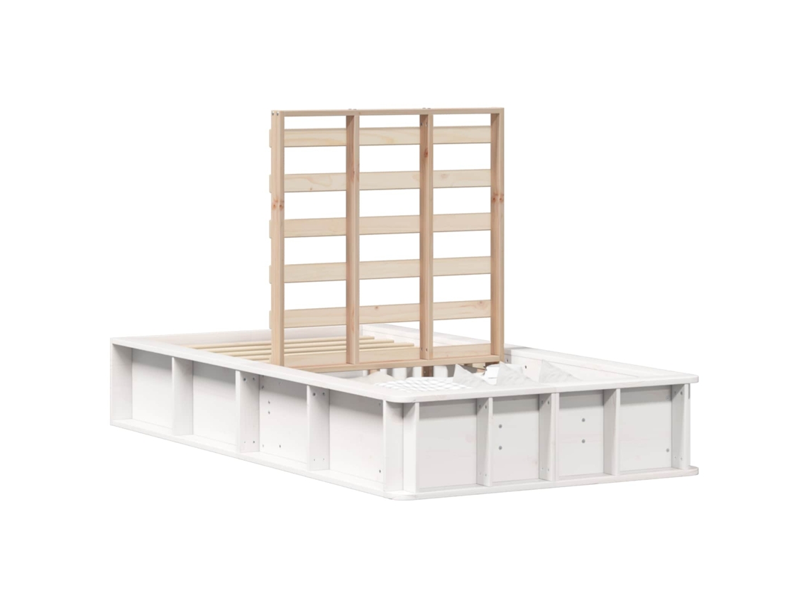 Maison Exclusive - Estructura De Cama 90 X 190 Cm Madera De Pino Macizo