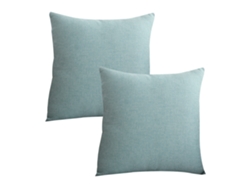 2 Fundas De Almohada Rectangulares, Lino, Decoración Para Sofá O Cama