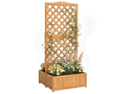 Jardinera con 2 cajas plegables y base de listones 73x70x170 cm PMM CAPITALI