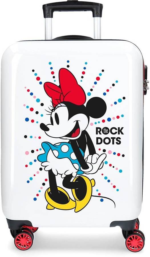 Disney Magic Equipaje infantil maleta minnie de cabina dots con capacidad 34l