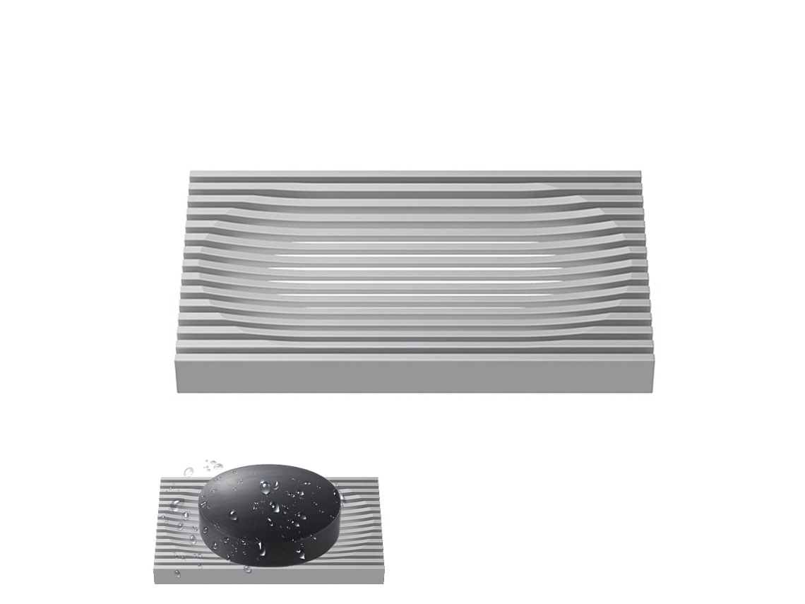 VVJIJILLY Saboneteira Drenante, Suporte Para Sabonete, Bandeja Para Sabonete Para Chuveiro, Banheiro E Cozinha, Esponjas.