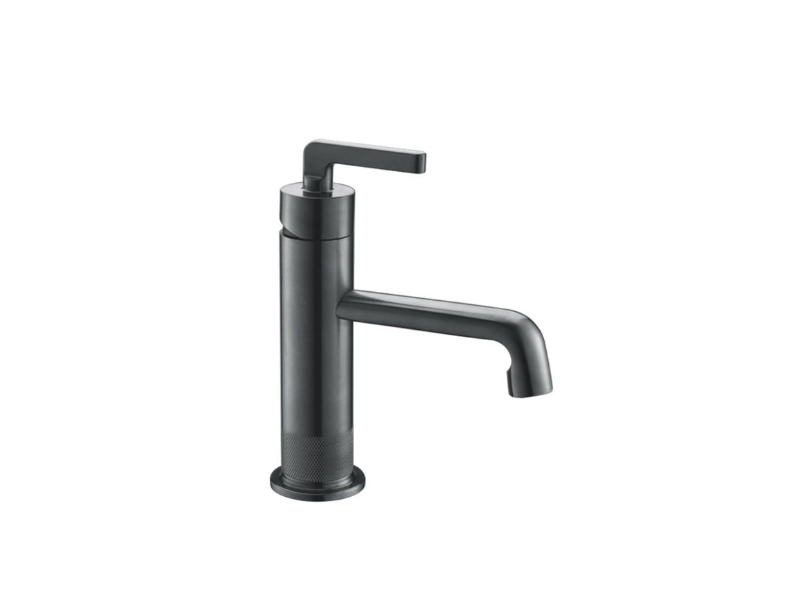 Grifo De Lavabo En Latón Negro Mate Colección Cephise - B123
