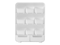 Caja De Almacenamiento De Escritorio De Plástico Con Cajones Multicapa, Organizador De Oficina Y Cosméticos.