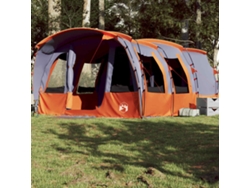 Tienda De Campaña Familiar Túnel 8 Personas Impermeable Gris