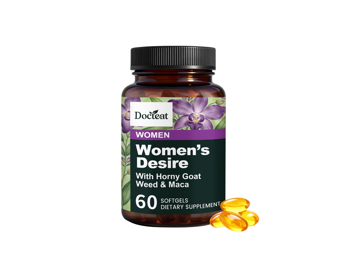 Cápsulas Docteat para el equilibrio físico y mental en mujeres.