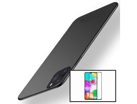 Kit Protector de Cristal Templado 5D Full Cover y Funda SlimShield Xiaomi Redmi 9 Activ PHONECARE Negro