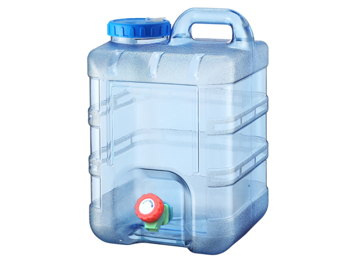 Cubo de agua para exteriores de 15/18/20/22L con grifo, cubo de agua de conducción portátil, contenedor de tanque portátil, Camping de emergencia