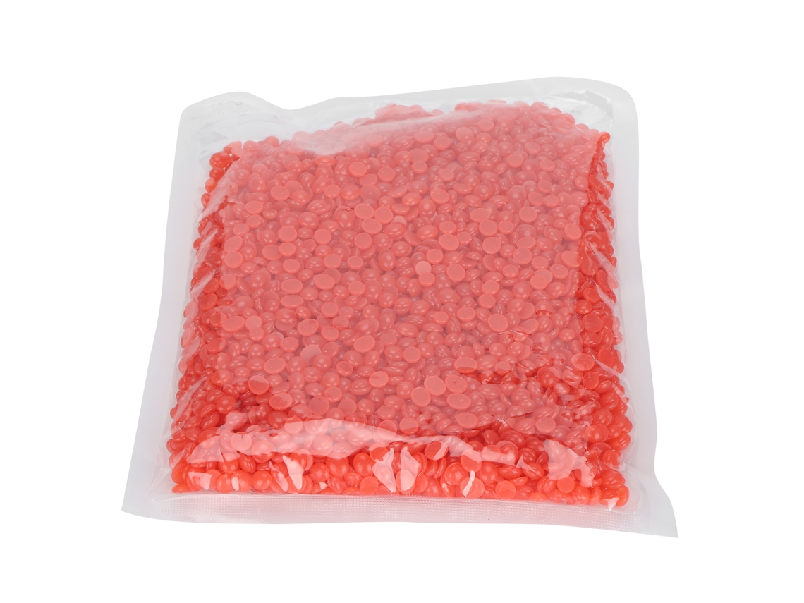 Cera Dura En Granos Para Depilación 500g Fresa Rojo Para Rostro Axilas Piernas Hogar