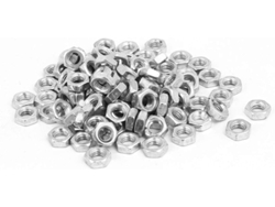 Metal Tuercas Hexagonales M6 X 4 Bloqueo, Tono Plateado, 200 (f46ccbf0d71c302df0a318abef7811ef)