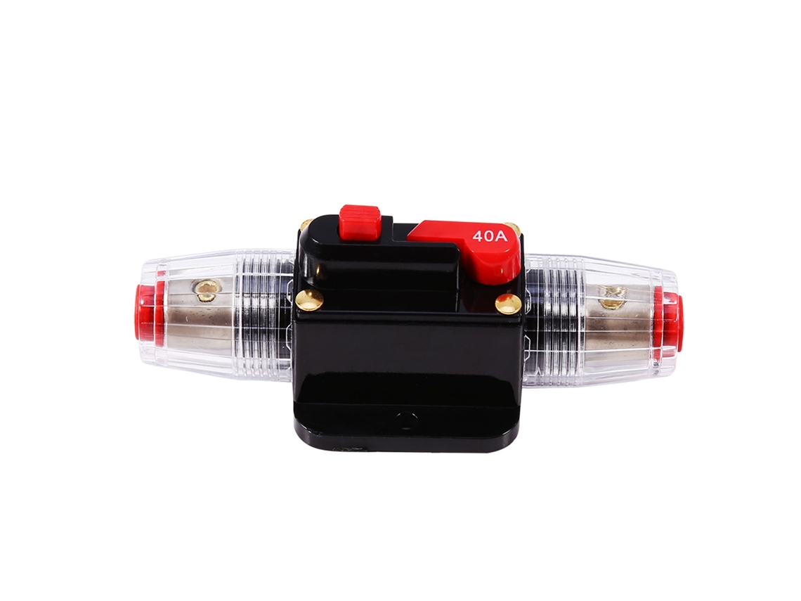 Disyuntor Con Fusible Rearmable De 12 V Cc Y 40 A Para Automóvil - Fácil De Usar