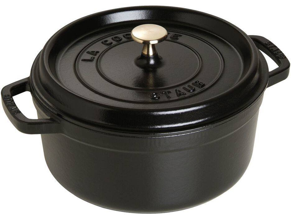 Cacerola STAUB (Negro - Hierro Fundido - 24 cm)