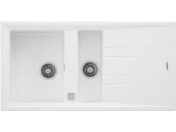 Fregadero TEKA Stone 60 B-TG 11/2B 1D (100 x 51 x 20 cm - Bajo Encimera - Granito Blanco)