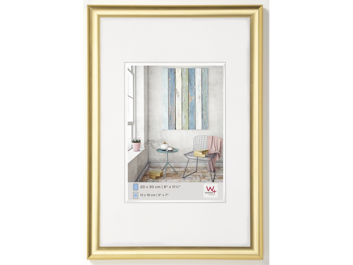 Marco de fotos Trendstyle marco de plástico tamaño 050 x 060 cm dorado MI DISEÑO PERFECTO