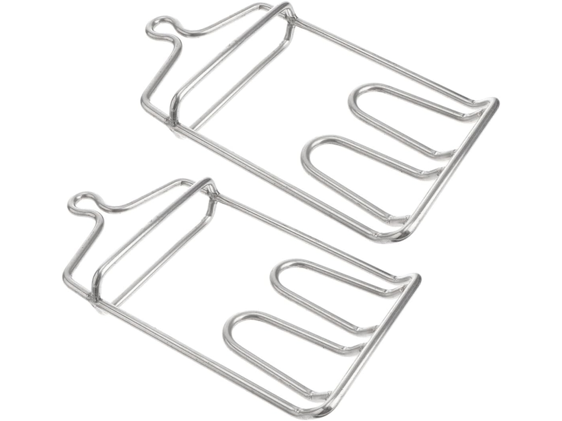 Colgadores De Carne De Acero Inoxidable De 2 Piezas Para Colgar Pollo Y Carne - Herramientas Prácticas Para Barbacoa