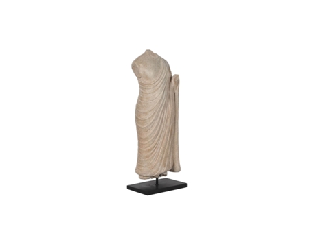 Figura Decorativa HOME ESPRIT Marrón Negro Busto Neoclásico 26,2x16x68,5 cm