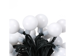 Guirnalda De Luces Solares De 5,8 Metros Con 30 Led Blancos Y 8 Modos De Luz Blanca Cálida Para Fiestas, Jardín Y Decoración Del Hogar.