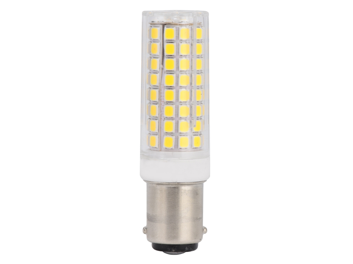 Bombilla LED regulable 2026 Ba15d, 10 W, 1000 lm, 102 LED, luz blanca fría, 110 V, para lámpara de techo o araña.