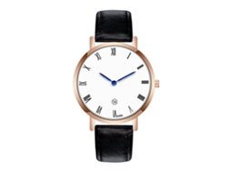 Reloj De Pulsera Cronógrafo De Cuarzo Para Hombre Zhoulianfa Con Diamantes De Imitación Y Cuero Sintético - Azul