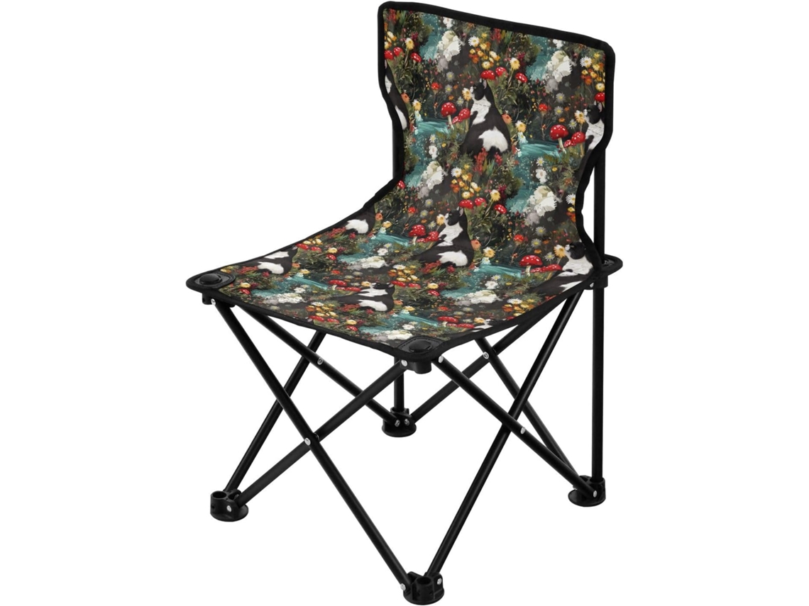 Sillas De Camping Portátiles Ultraligeras Acero Nailon Transpirable Resistente