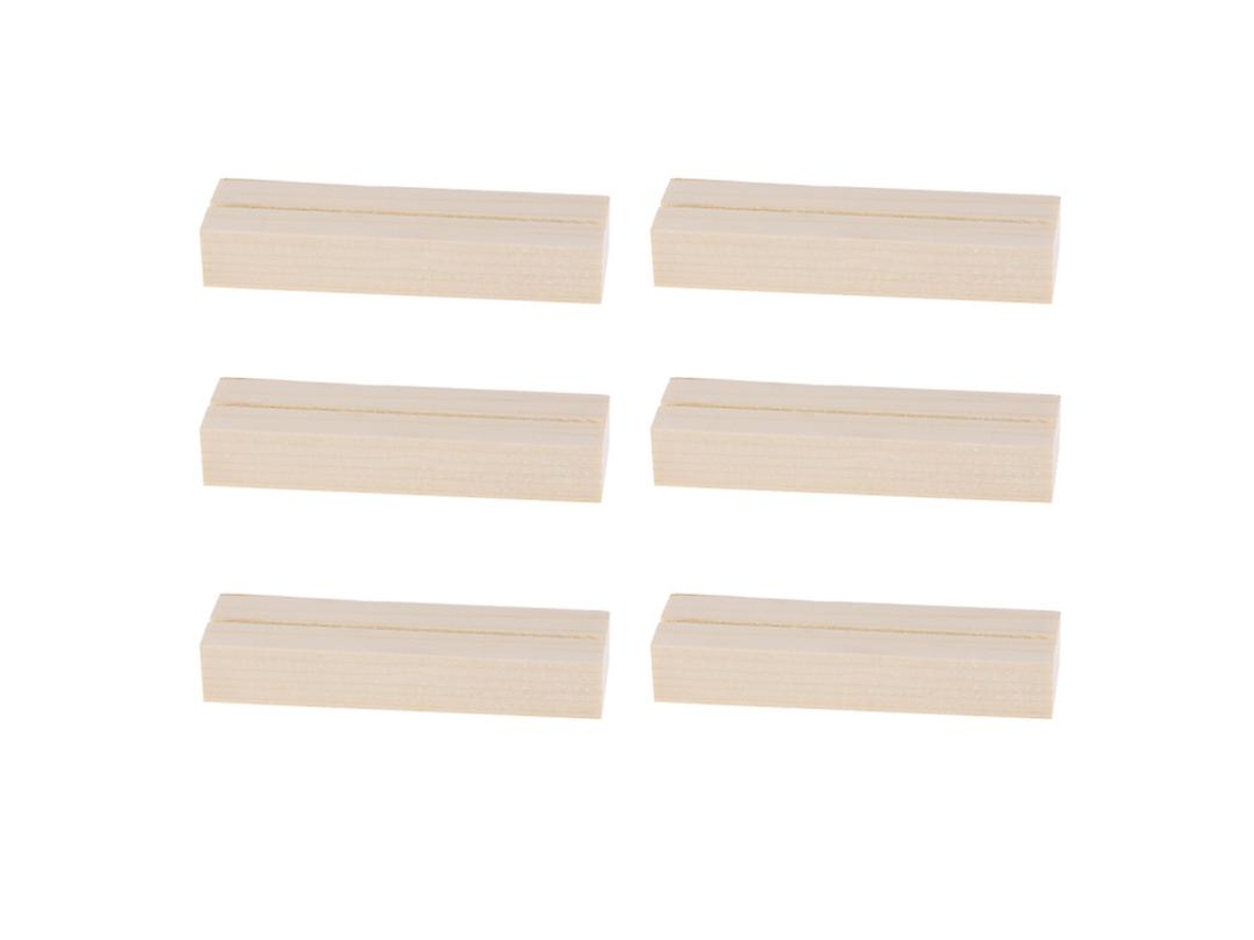 12 piezas Portafotos de madera ALLINLESS