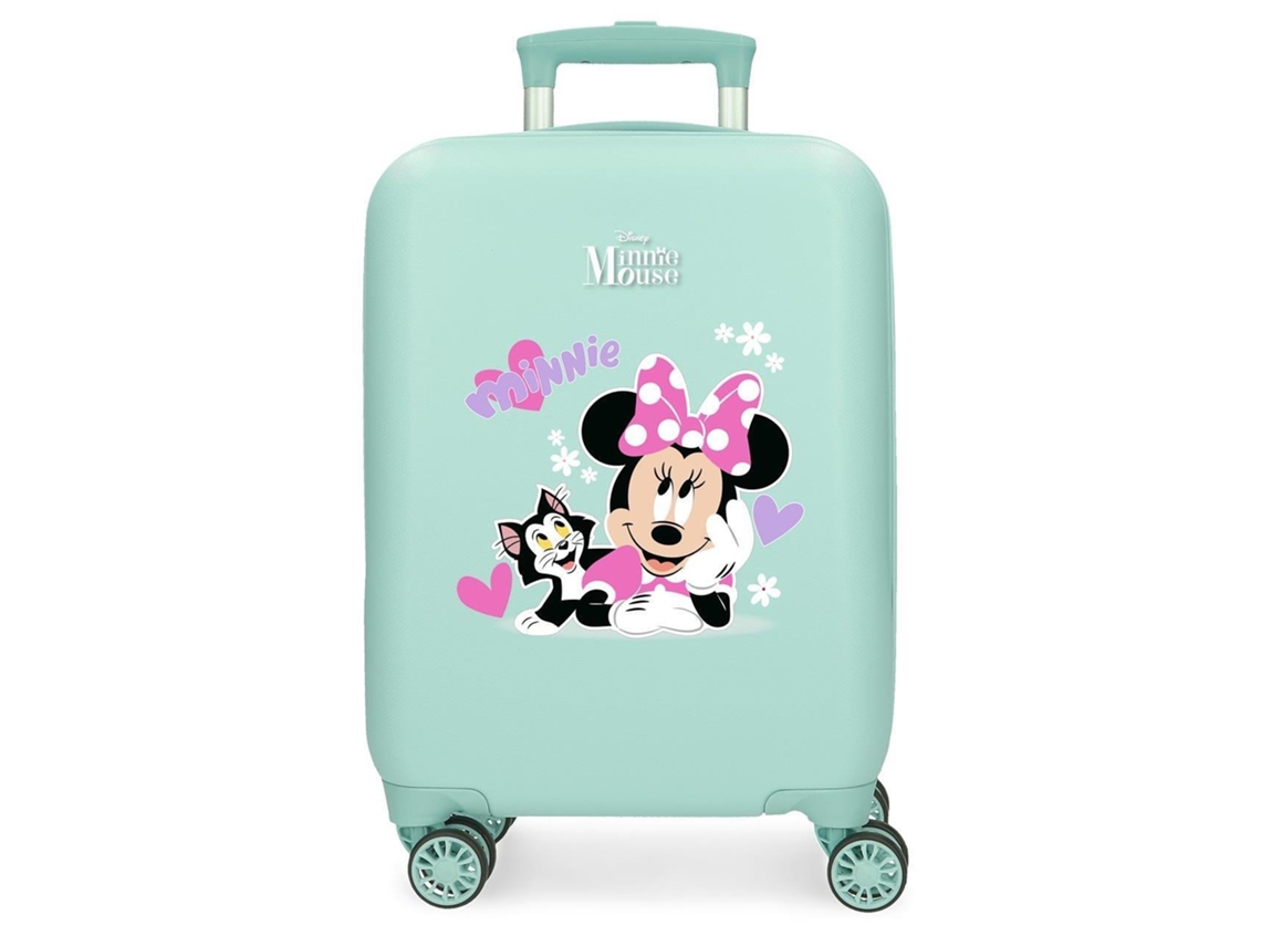 Disney Maleta De Cabina Abs Rígida Minnie Figaro Azul