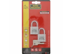 Candado de llave BURG-WACHTER DUO 770 30 SB Acero Rectangular (2 Unidades)
