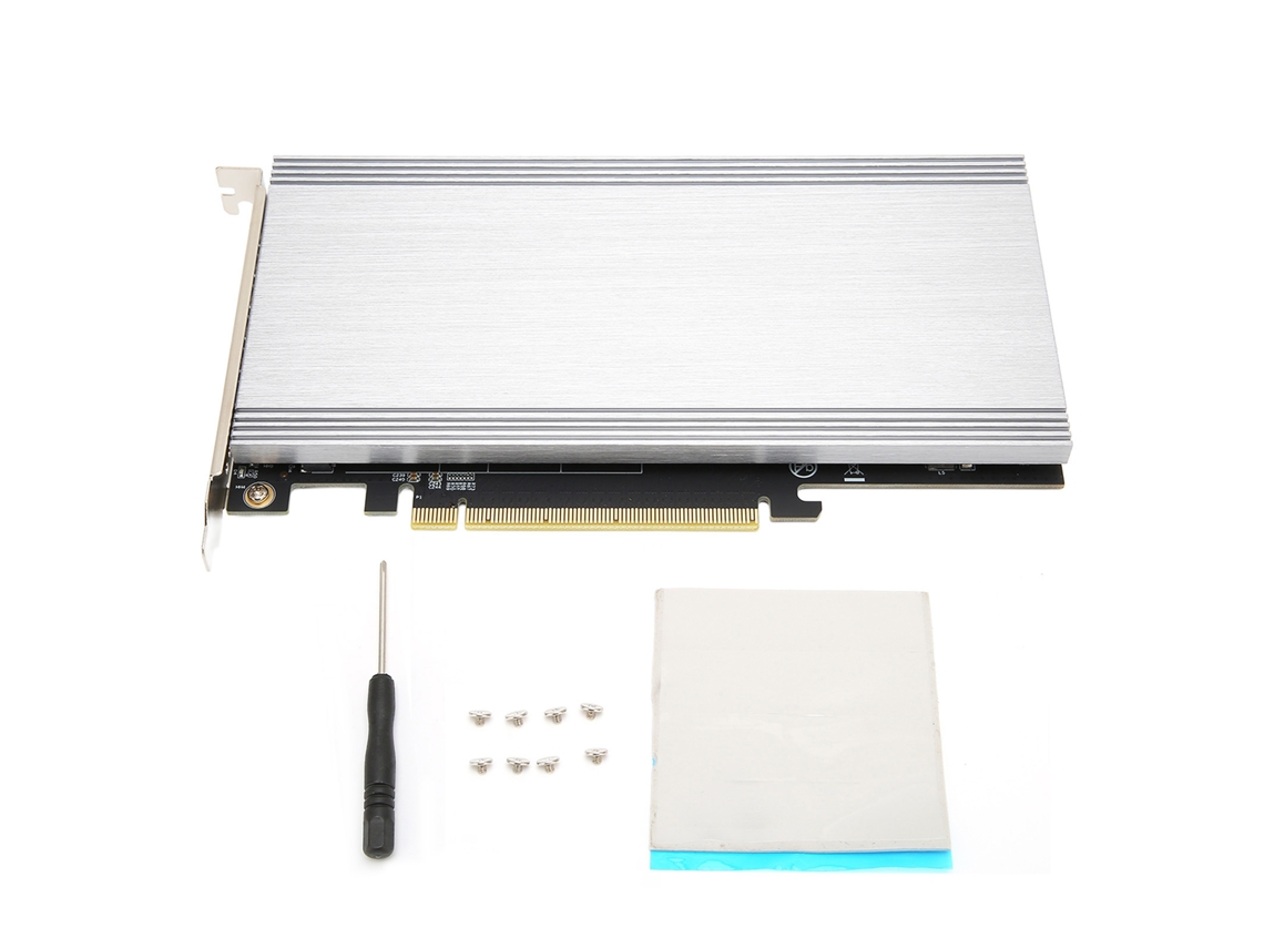 Tarjeta De Expansión Pcie3.0 Gen4 A M2 Nvme Con 4 Ranuras M2 Adaptador De Tarjeta Ssd