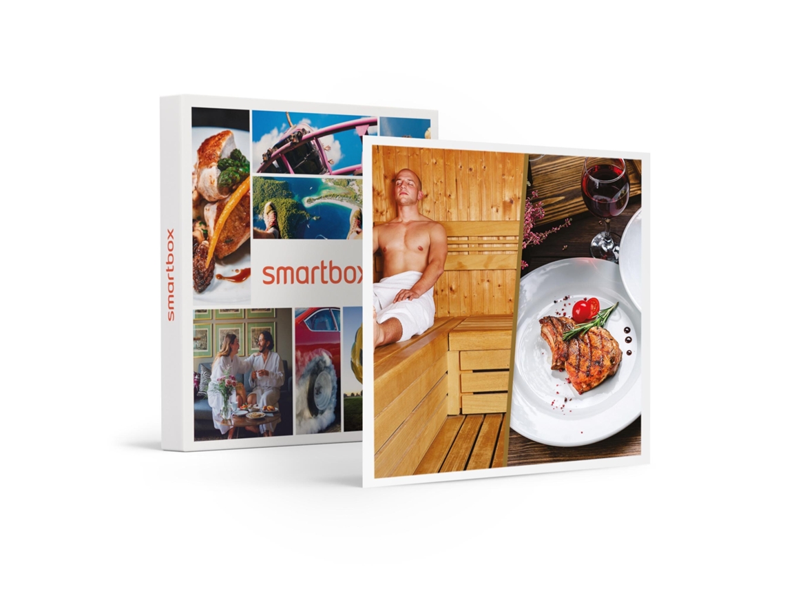 Caja Regalo SMARTBOX Relajación y sabor: spa, masaje y cena con vino para 2 personas