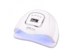 Lámpara De Uñas Uv Led Sun X5 Max 120w 45 Bombillas Temporizador Lcd Sensor Infrarrojo