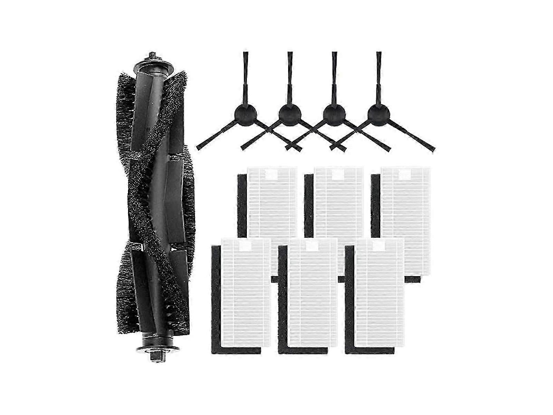 Compatible con el robot aspirador G11, cepillo de rodillo, cepillo principal, cepillo lateral, filtro y accesorios para filtro HEPA.